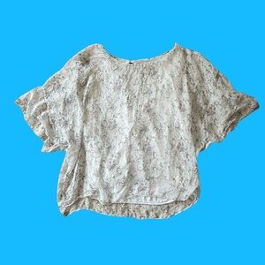 Piazza Roma Silk Floral Blouse